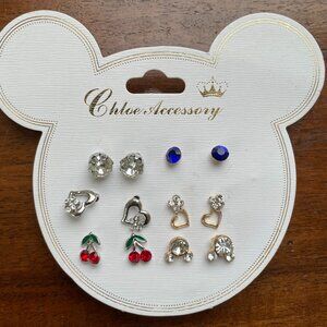 Bundle 3 for $12.  6 Pairs of Stud Earrings